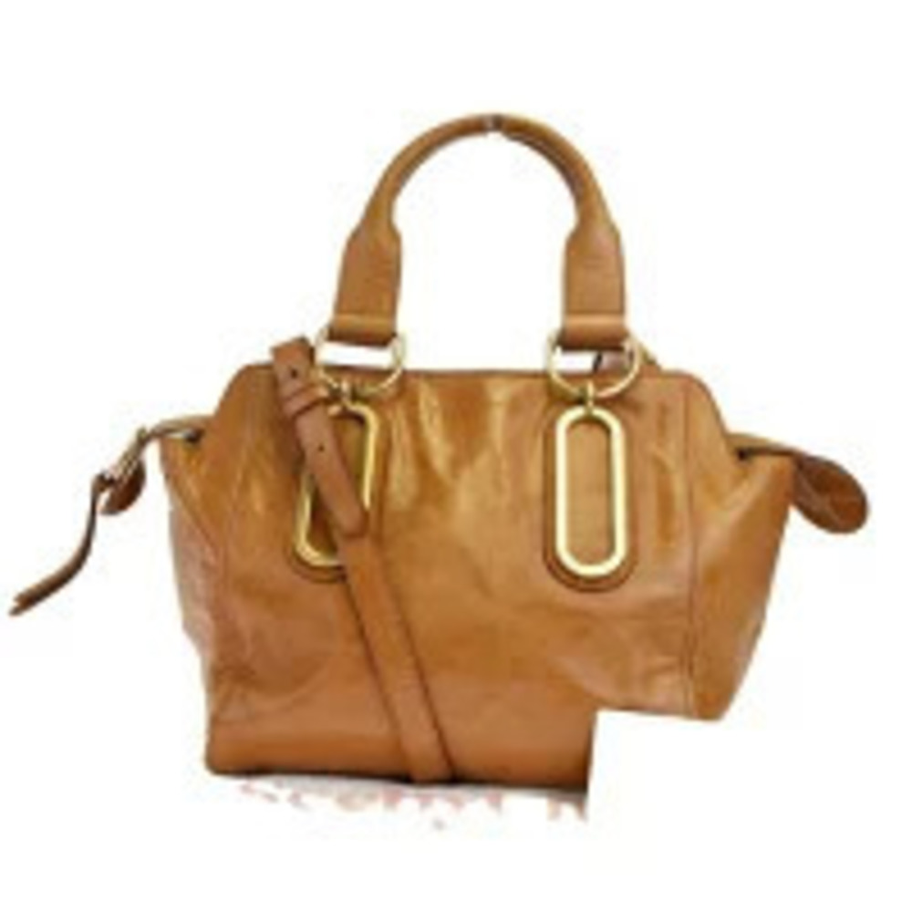 See by Chloe Handbag Shoulder Bag Brown Leather